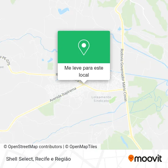 Shell Select mapa