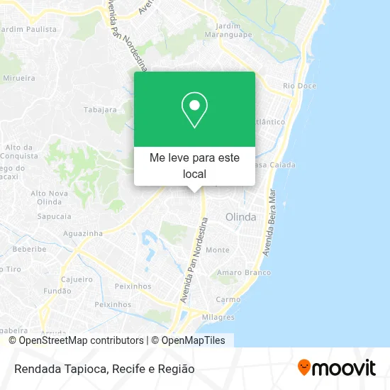 Rendada Tapioca mapa