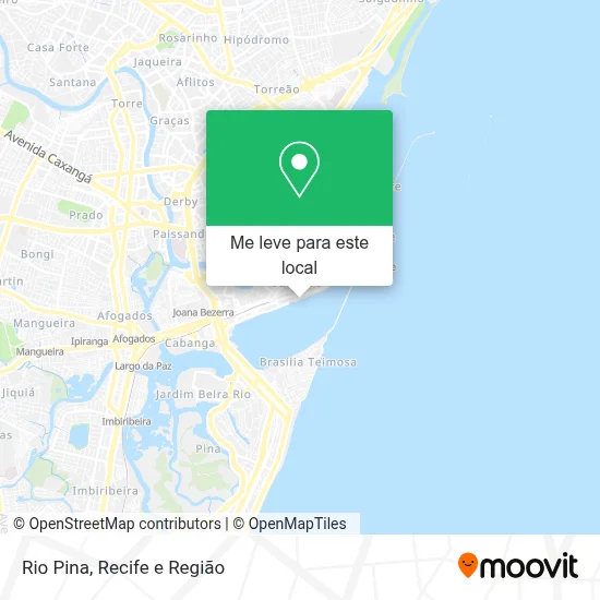 Rio Pina mapa
