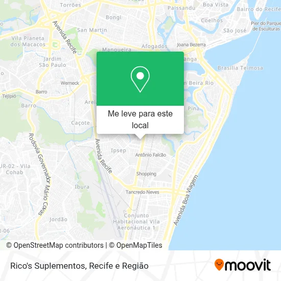 Rico's Suplementos mapa