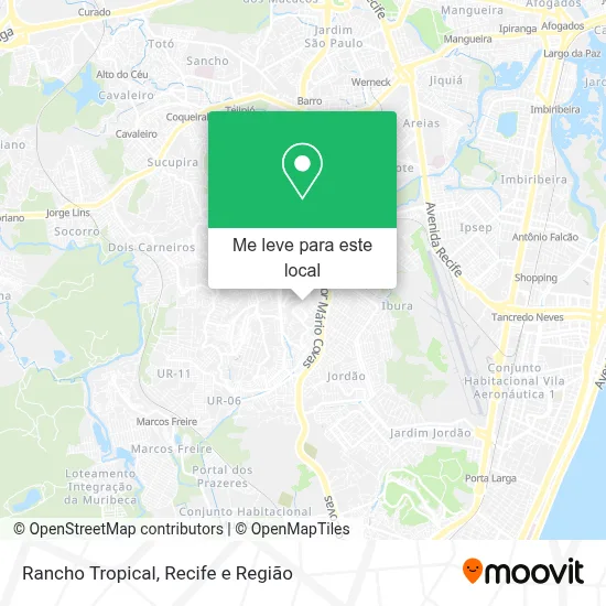 Rancho Tropical mapa