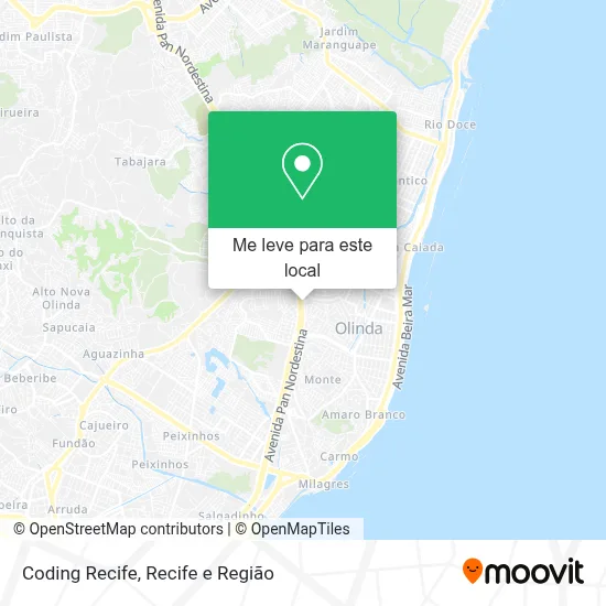 Coding Recife mapa