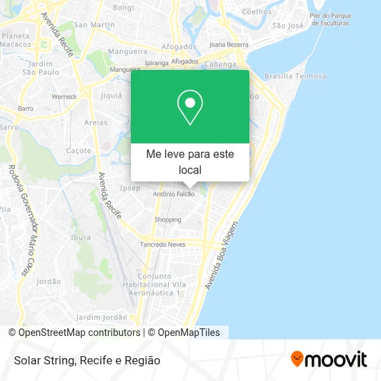 Solar String mapa