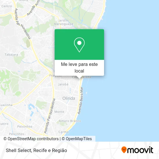 Shell Select mapa