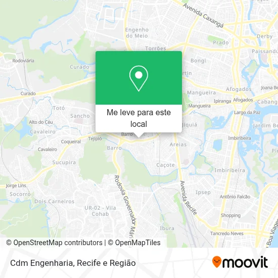 Cdm Engenharia mapa