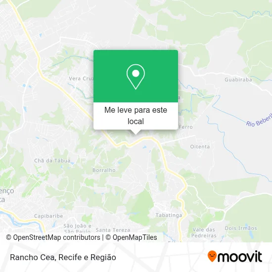 Rancho Cea mapa