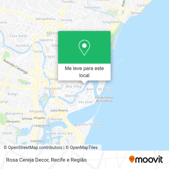 Rosa Cereja Decor mapa
