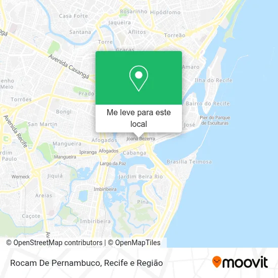 Rocam De Pernambuco mapa