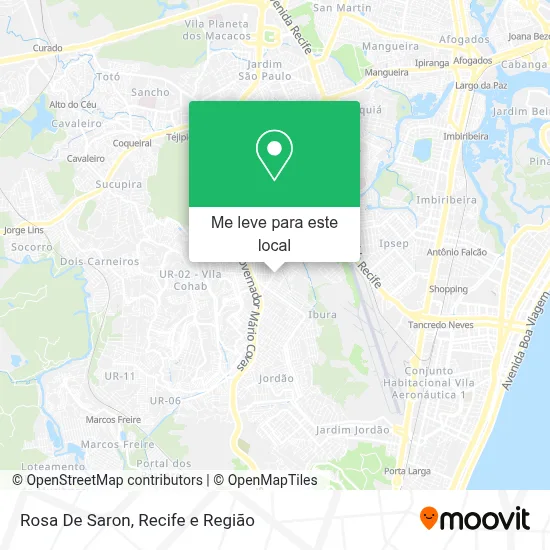 Rosa De Saron mapa
