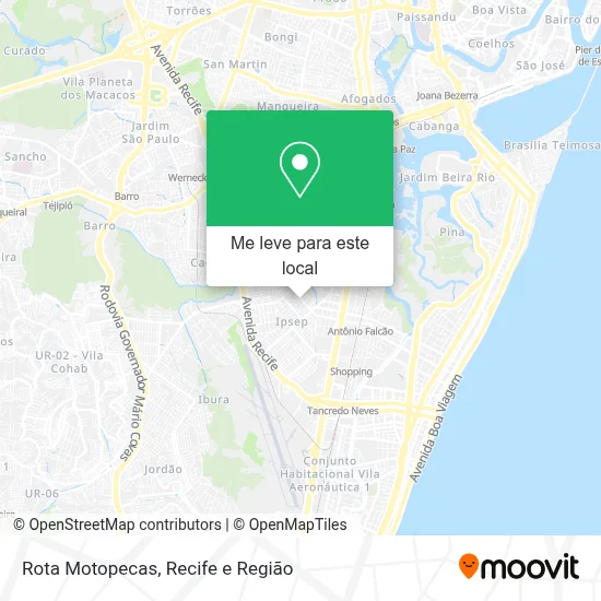 Rota Motopecas mapa