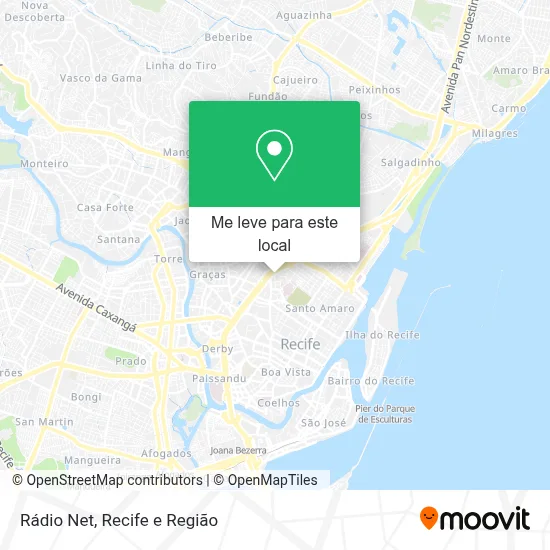 Rádio Net mapa