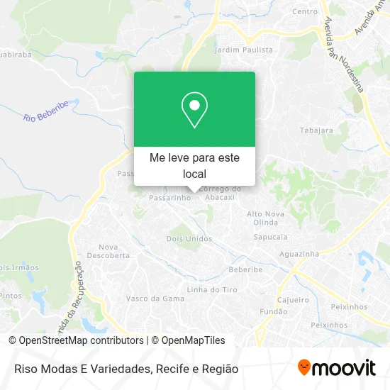 Riso Modas E Variedades mapa