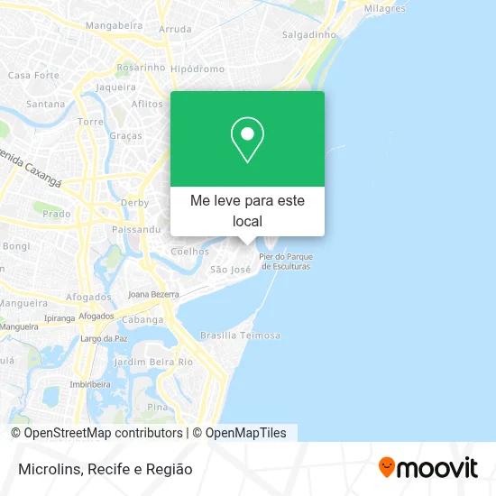 Microlins mapa