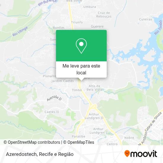 Azeredostech mapa