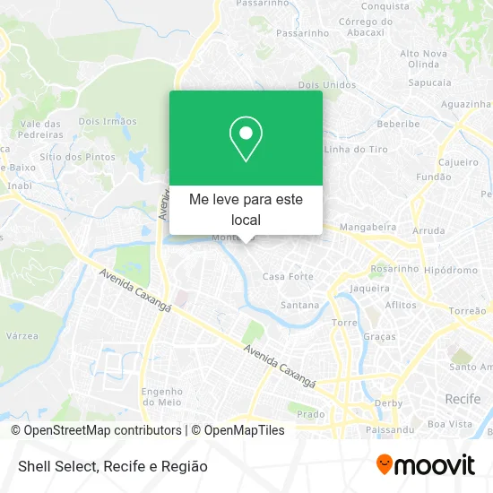 Shell Select mapa