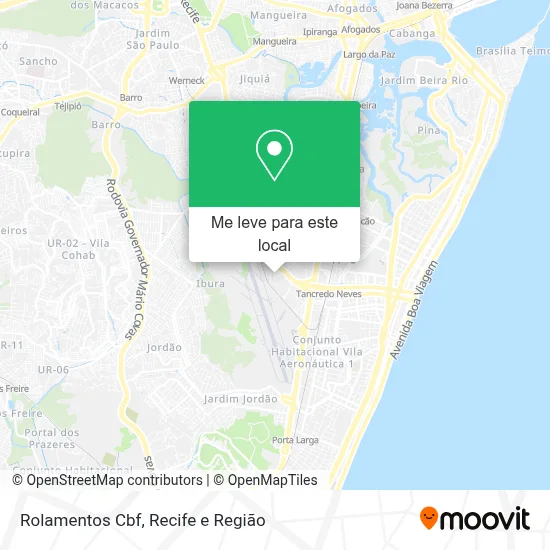 Rolamentos Cbf mapa