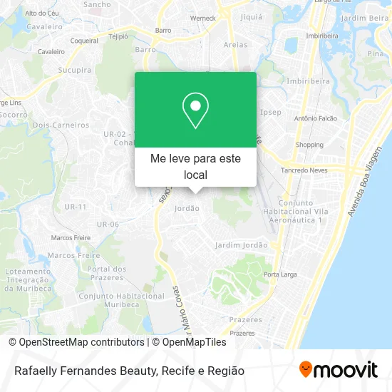 Rafaelly Fernandes Beauty mapa