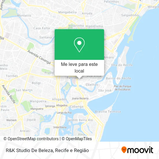 R&K Studio De Beleza mapa