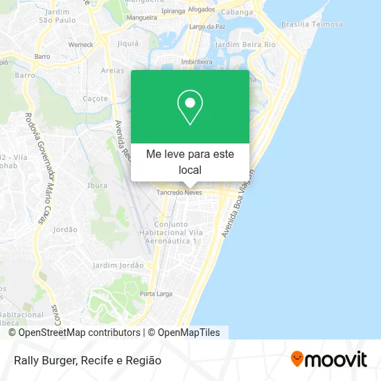 Rally Burger mapa