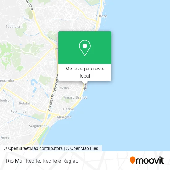 Rio Mar Recife mapa