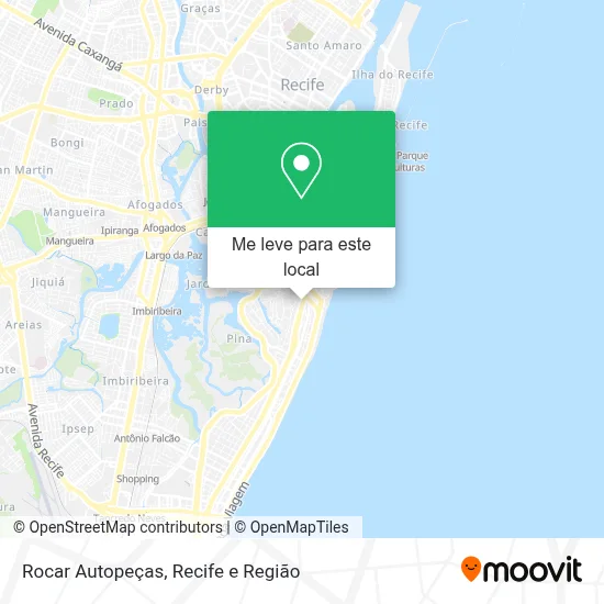 Rocar Autopeças mapa