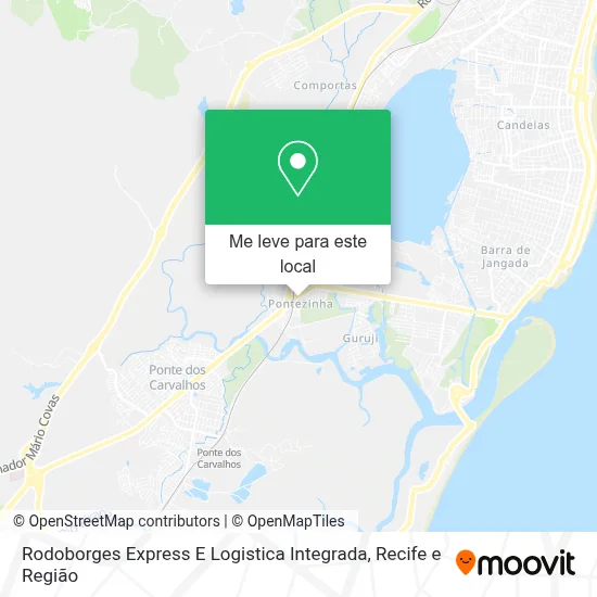 Rodoborges Express E Logistica Integrada mapa