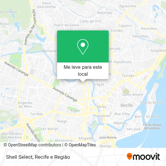 Shell Select mapa