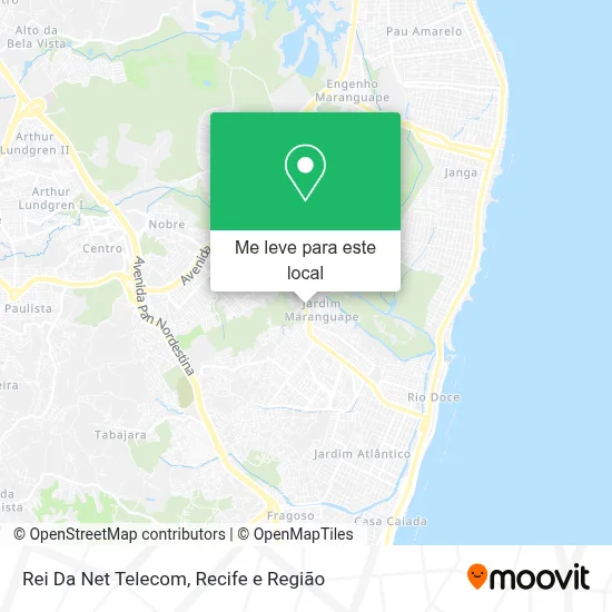 Rei Da Net Telecom mapa
