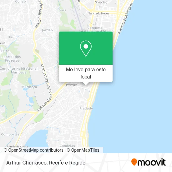 Arthur Churrasco mapa