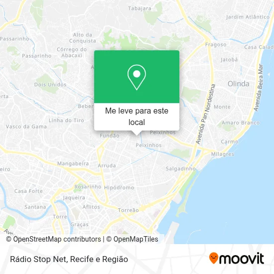 Rádio Stop Net mapa