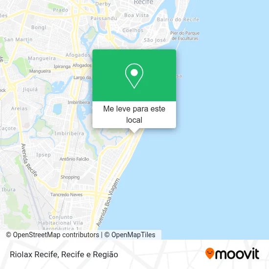Riolax Recife mapa