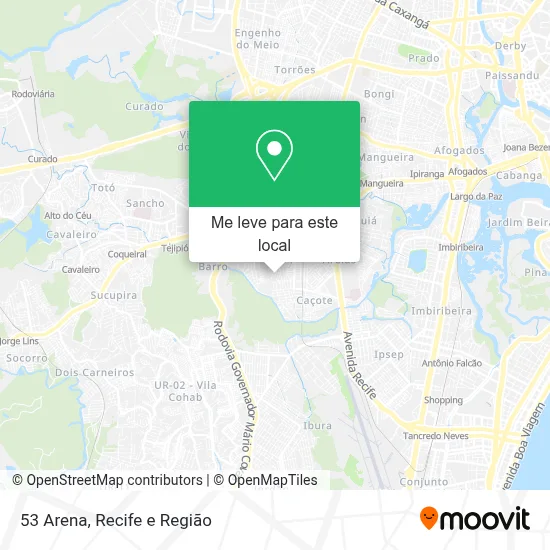 53 Arena mapa