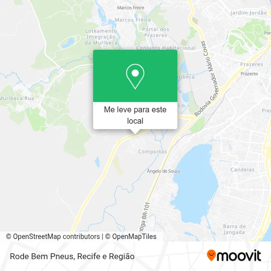 Rode Bem Pneus mapa