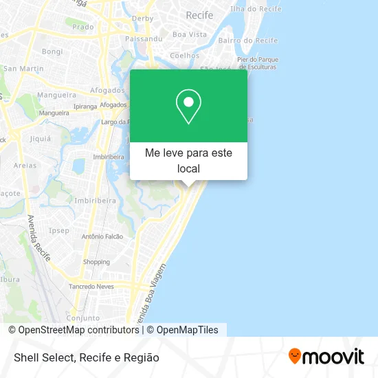 Shell Select mapa