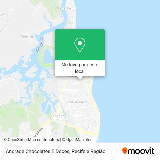 Andrade Chocolates E Doces mapa