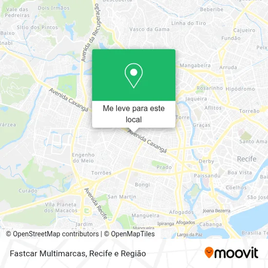 Fastcar Multimarcas mapa