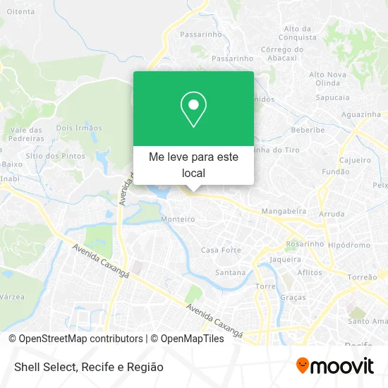Shell Select mapa