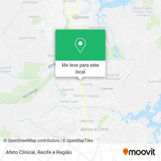 Afeto Clinical mapa