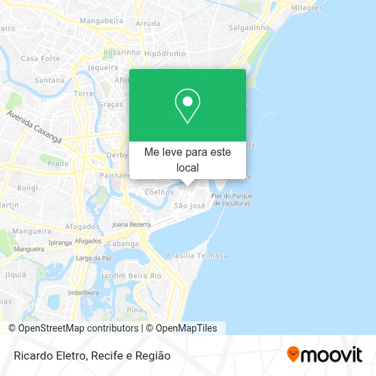 Ricardo Eletro mapa
