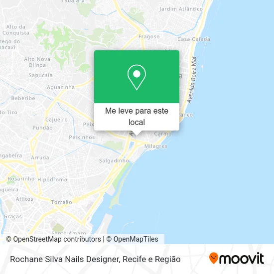 Rochane Silva Nails Designer mapa
