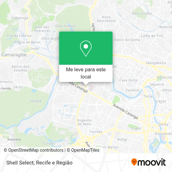 Shell Select mapa