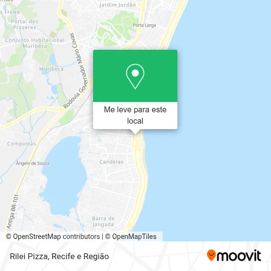 Rilei Pizza mapa