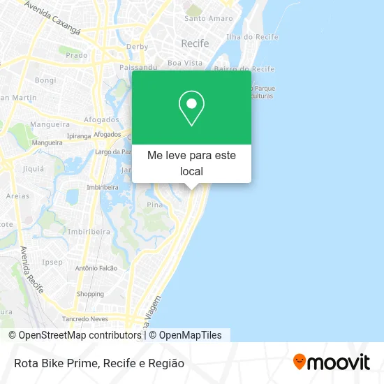 Rota Bike Prime mapa