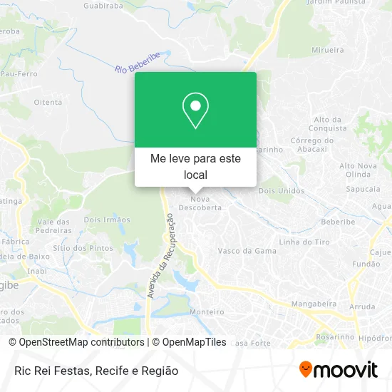 Ric Rei Festas mapa