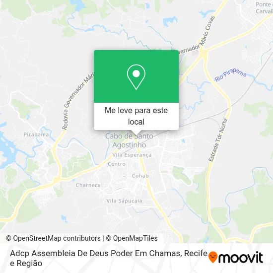 Adcp Assembleia De Deus Poder Em Chamas mapa