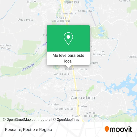 Ressaire mapa