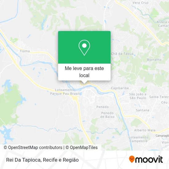 Rei Da Tapioca mapa