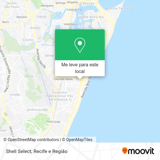 Shell Select mapa