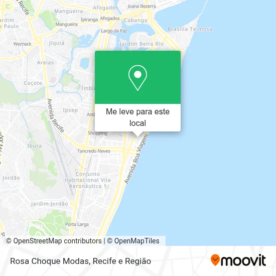 Rosa Choque Modas mapa