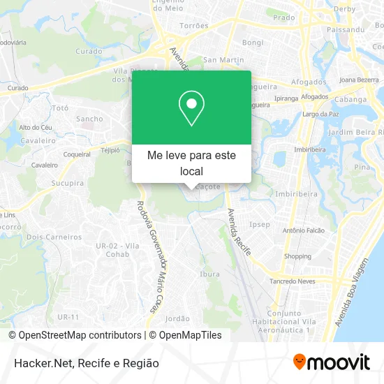 Hacker.Net mapa